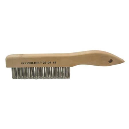 Weiler Weiler 804-25104 0.012 in. Stainless Steel Hand Wire Brush 804-25104